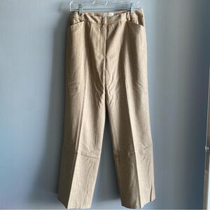 Talbots Wool Dress Pants - Camel Pinstripe